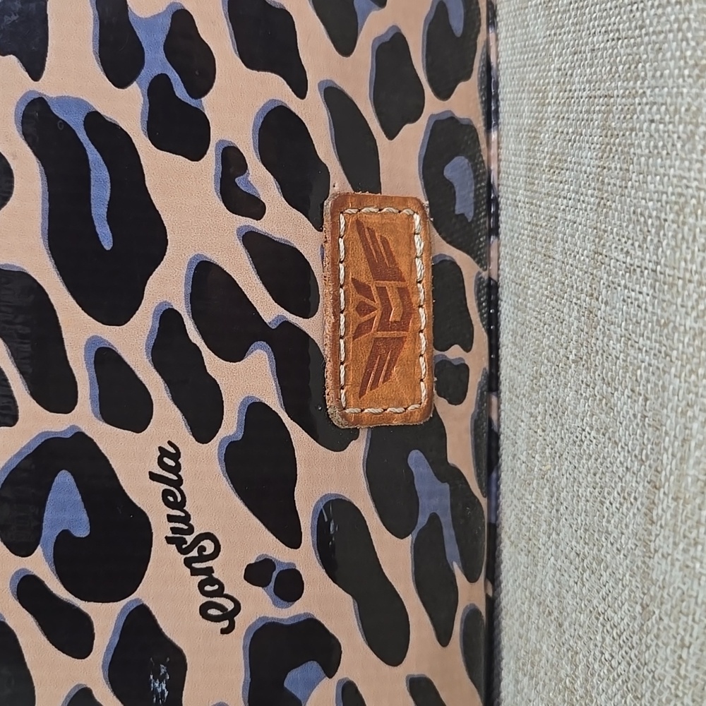 Consuela Leopard Print Crossbody Bag with Pink Strap - Picture 3 of 14